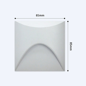 lampe sol extérieure led détecteur mouvement applique murale jardin jardin moderne noir blanc