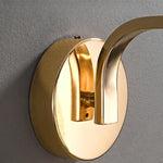 lampe murale moderne or cristaux lumiere blanche chaude luxueux fixee mur translucent erotique chambre