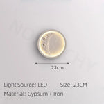 lampe murale blanc plâtre lunaire minimaliste éclairage led moderne fixée mur 2000 82000 lumens