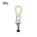 clips serviettes corde tressée acier inoxydable moderne beige blanc noir rouge vert olive