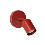 lampe murale moderne vert olive rouge beige rose pâle mat ampoule E27 5W