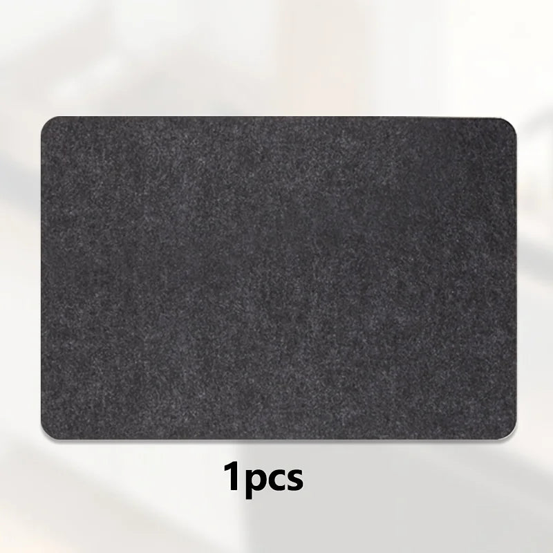 tapis protection moderne noir 44x30cm polyester adhésif isolation thermique résistant chaleur