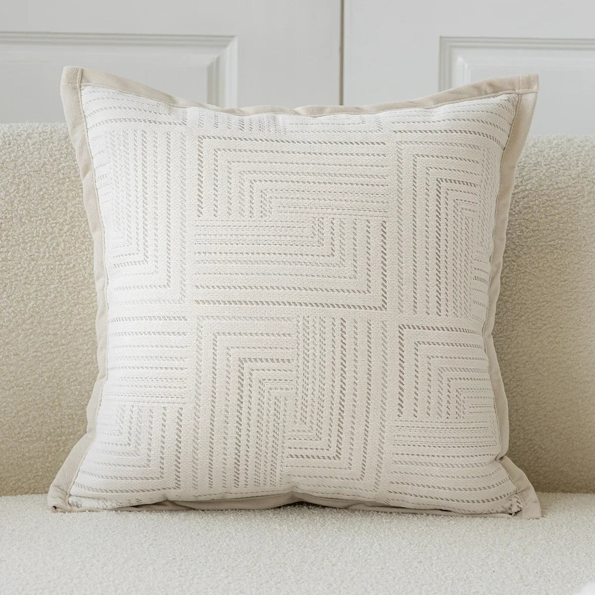 coussin beige motif citrouilles moderne opacité 100 polyester tufted 45x45cm décoration maison canapé chaise