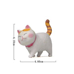 figurines chats cartoon mignon colliers gris noir blanc orange bébé animaux