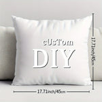 coussin personnalisable photo surf moderne bleu 45x45cm polyester fixations chambre lit