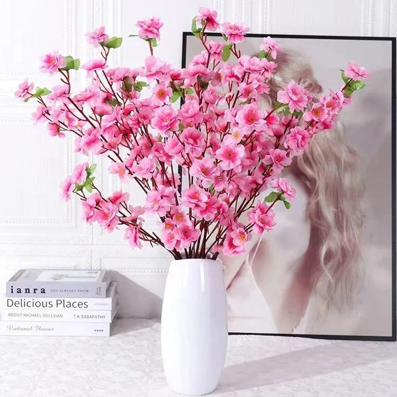 bouquet artificiel fleurs simples modernes vase intérieur décoration maison anniversaire mariage