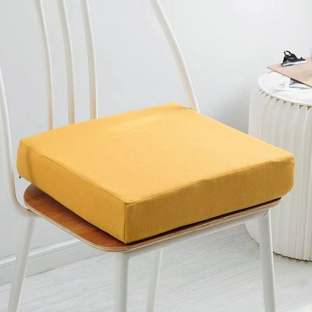 coussin carré moderne 40x40cm bleu clair rouge beige éponge haute densité tissu fixé