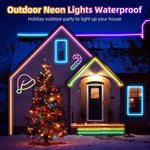 ruban led néon multicolore 24v ip67 synchronisation musique décoration moderne 10m 20m