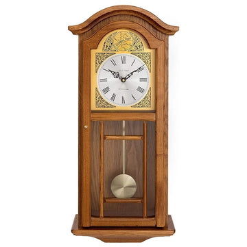 pièces horlogerie quartz aiguilles horloge bois cadran blanc chiffres romains balancier visible mouvement plastique