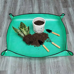 tapis sol jardin vert texture tissée moderne 50cm 50cm imperméable pliable