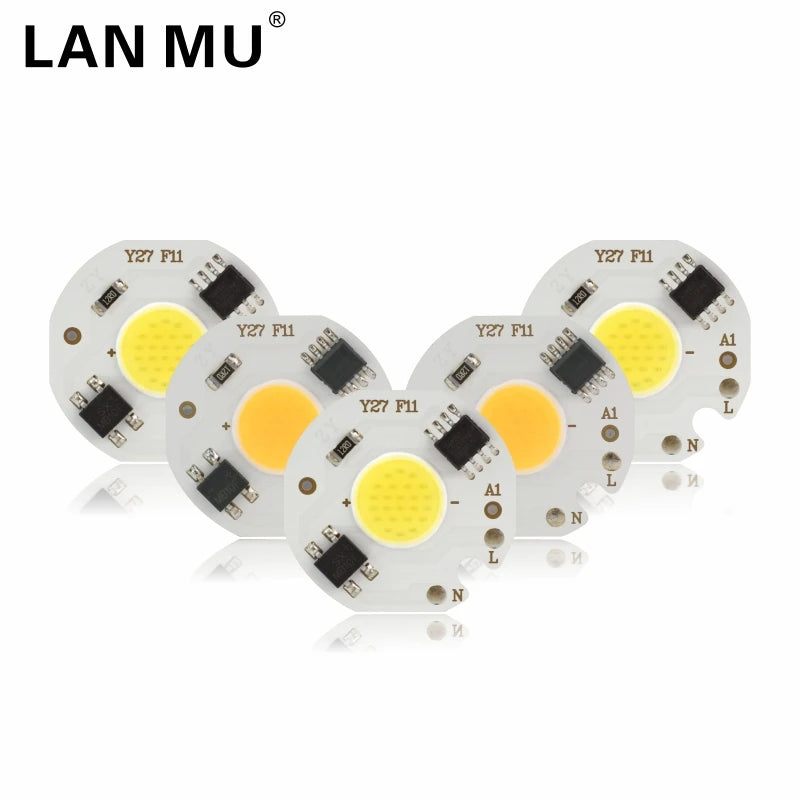 plaque led smart ic 3w 5w 7w 9w blanc froid blanc chaud diy moderne
