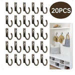 crochet mural moderne bronze vis 10pcs 20pcs 50pcs lisse opaque maison décoration