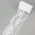 ruban dentelle fleurs rose blanc bleu beige gris rouge vert violet classique polyester écologique