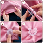 clips literie blanc moderne durable plastique fixations couettes support couvertures