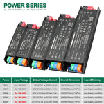transformateur alimentation led 100w 200w 300w 400w ac100 265v dc12v dc24v clips industrielle