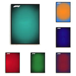 tableau diamants motif géométrique moderne décoration murale autocollante kit complet bleu vert