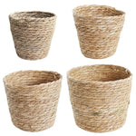 paniers rotin tissé naturel mini small medium large rangement deco terrasse rustic boho chic