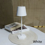 lampe table led rechargeable sans fil veilleuse tactile moderne noir bleu clair doré marron