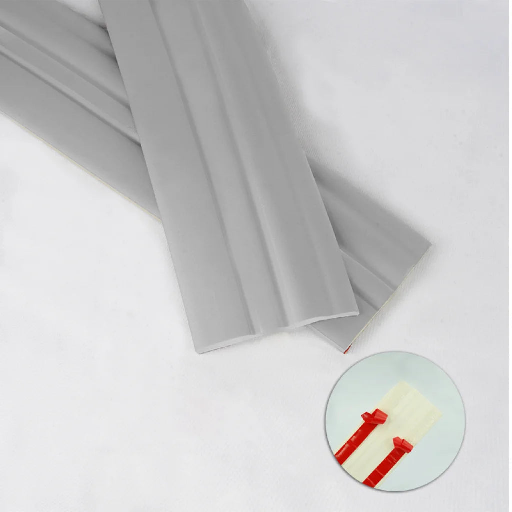 plinthe auto adhésive protection murale 6m noir beige gris classique résistante pvc