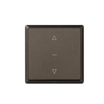 interrupteur rideau blanc gris noir 86mm carré boutons triangles moderne