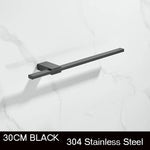 porte serviettes mural noir texture lisse cuivre moderne minimaliste fixations incluses 50cm 60cmversible