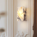 lampe suspendue marbre moderne blanc noir gris salon chambre restaurant étude