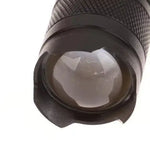 lampe torche noire anti dérapante moderne clip certifiée