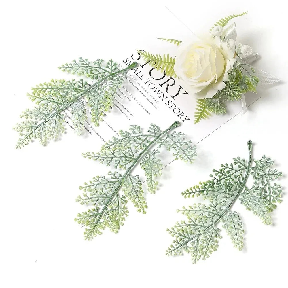 feuilles artificielles fleurs décoratives mariage anniversaire extérieur intérieur naturel adhésif vert blanc rose jaune
