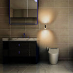 veilleuse led murale noire moderne flux lumineux faible prise murale certifiée ul rohs cem