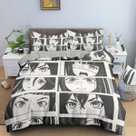 Housse de couette avec motifs hip-hop et rock pour chambre d'ado