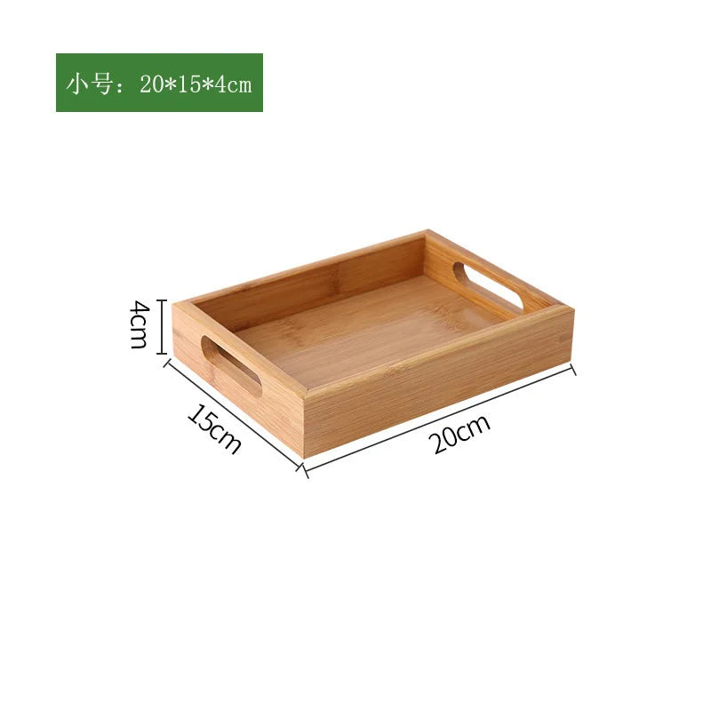 plateau bois moderne minimaliste poignées collations desserts thé naturel brunclair texturesnaturelles opaques