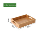 plateau bois moderne minimaliste poignées collations desserts thé naturel brunclair texturesnaturelles opaques