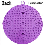 tapis massage pieds acupression points geometriques violet relaxation fitness yoga pilates