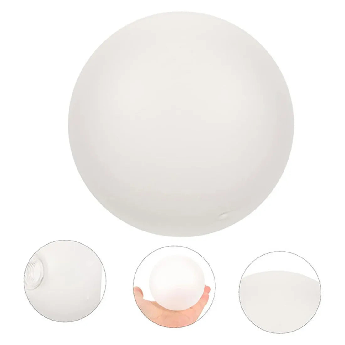 boule suspension moderne blanc translucide mat protection vis 8cm 10cm 12cm 15cm echangement applique