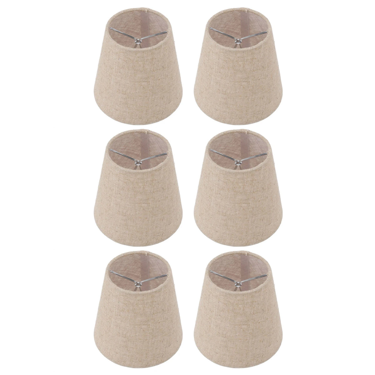 abat jour classique toile lin beige clair opaque éclairage intérieur accessoire décoration