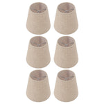 abat jour classique toile lin beige clair opaque éclairage intérieur accessoire décoration
