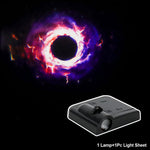 projecteur mural transparent moderne adhésif veilleuse led noir terre projection chambre