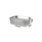 boîtes sardines modernes couvercle argent noir blanc jaunes rectangulaires lisses opaques rangement voyage