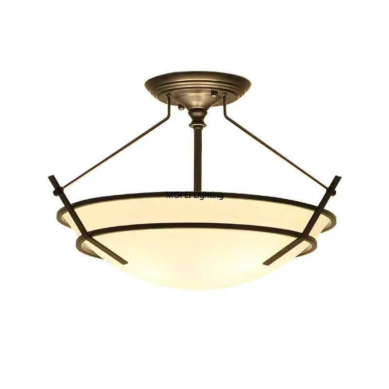 lampe vintage classique noir motif floral doré opale éclairage quotidien led e27