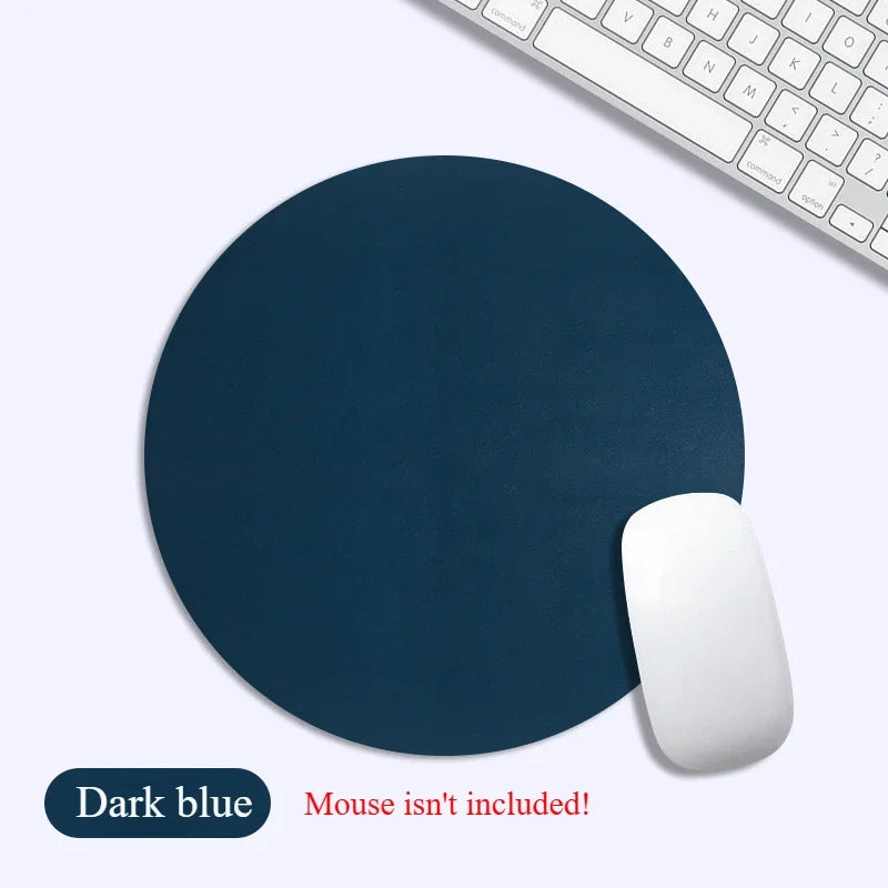 tapis souris cuir bleu clair vert pastel moderne antidérapant minimaliste adhésif maison bureauécole