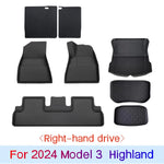 tapis sol coffre tesla model model noir antidérapant 3d fibre synthétique fibre naturelle environnement