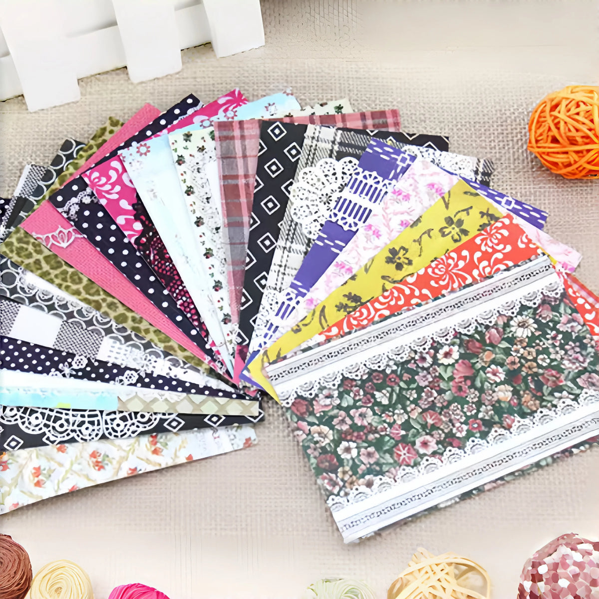 sticker deco multicolore animal cupcake enfantin adhesif photo bordure creatif points carreaux sourires cercles