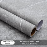 papier peint adhésif motif géométrique gris texture veloutée moderne décoration intérieure sol mur chambre