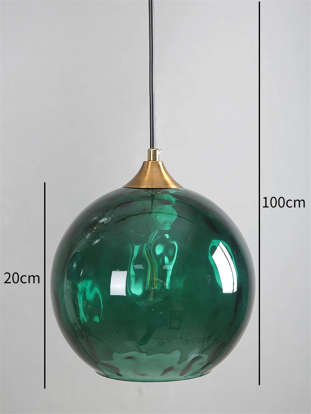 Suspension lumineuse moderne bleu clair vert foncé texture ondulée élégante chambre salon