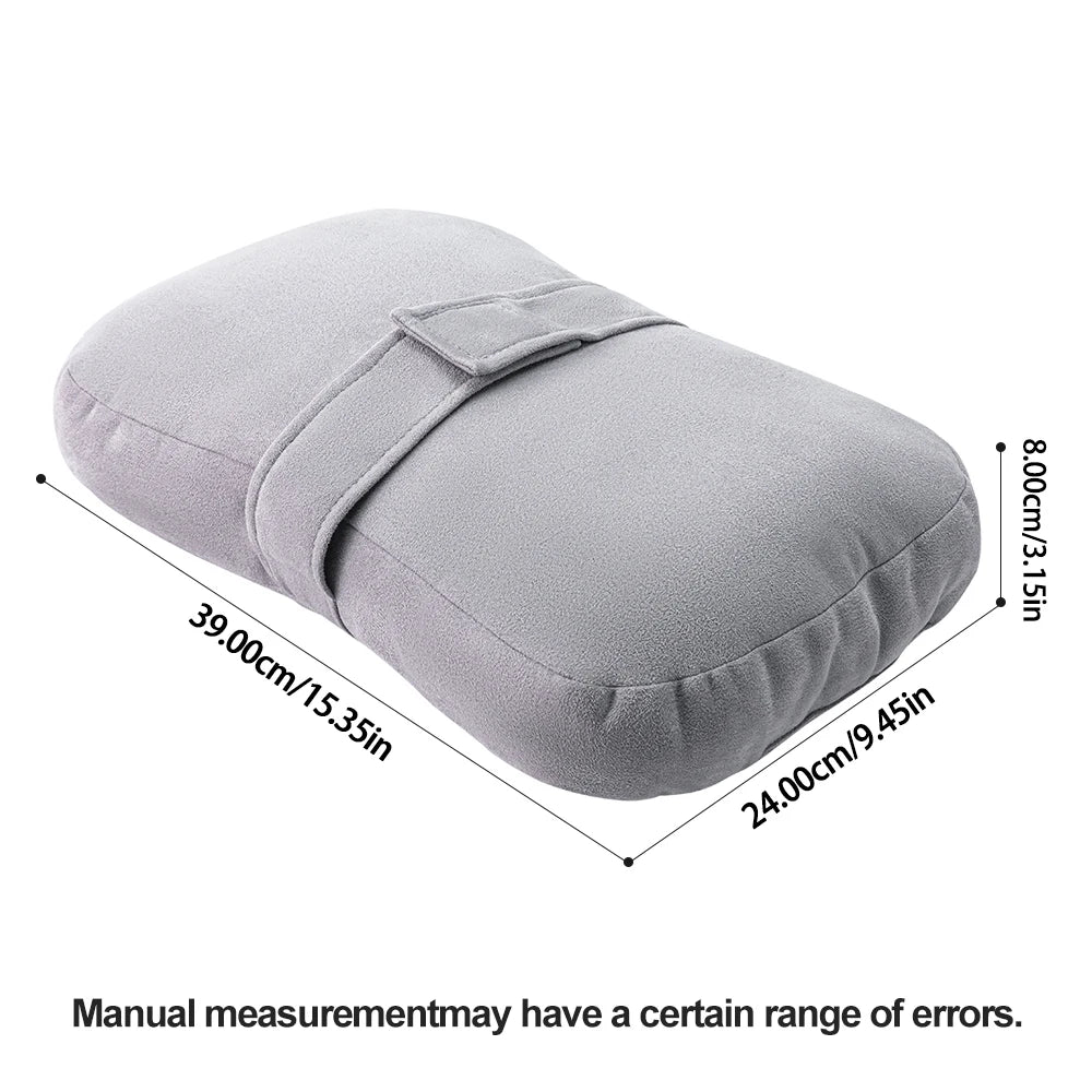 coussin genou gris doux confortable ergonomique lit carreaux polyester lavable machine