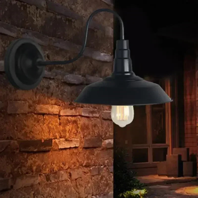 lampe murale industrielle noir mat éclairage quotidien cuisine salle manger flux lumineux 2000 82000