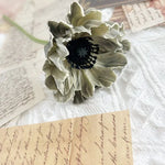bouquet artificiel coquelicot vintage feuilles rouges noires intérieur extérieur mariage festiveDecorationintérieur