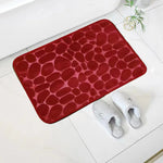 tapis bain gris bleu rose violet texture cailloux moderne antidérapant