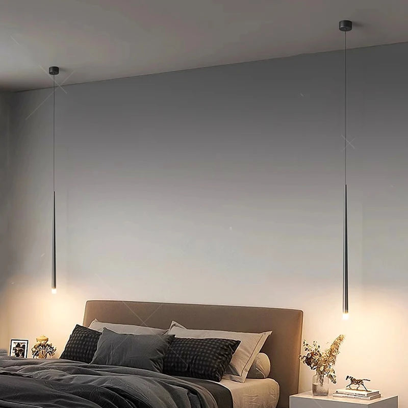 lampe suspension argentée moderne lisse opaques chambre décoration intérieure led 90 260V certifications multiples