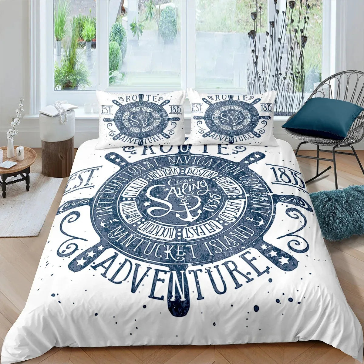 Housse de couette 200x240 polyester lavé chambre enfant